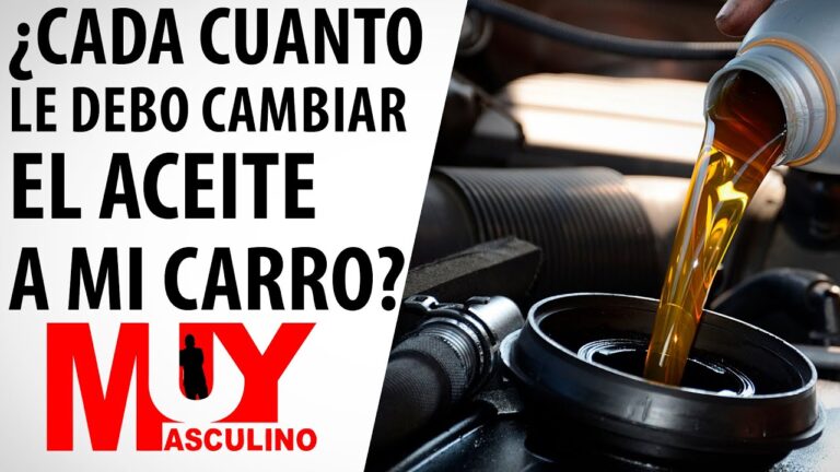 ¿Cada cuántos kilómetros se cambia el aceite en un coche diésel?