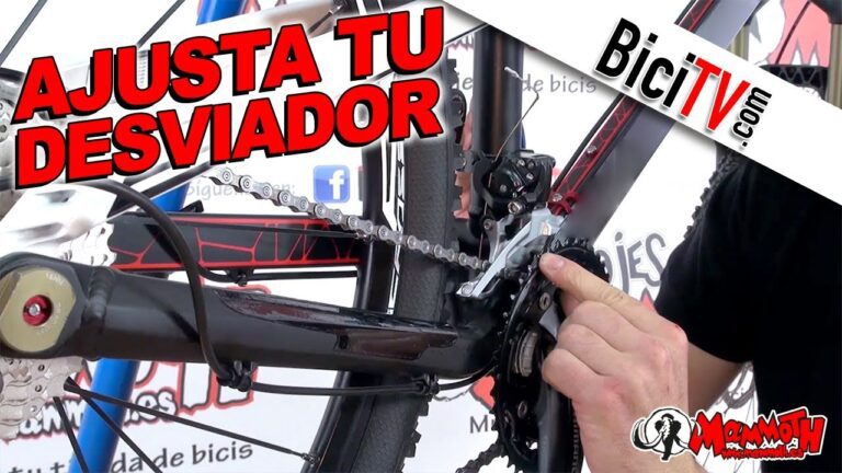 Cómo ajustar el cambio delantero de la bici