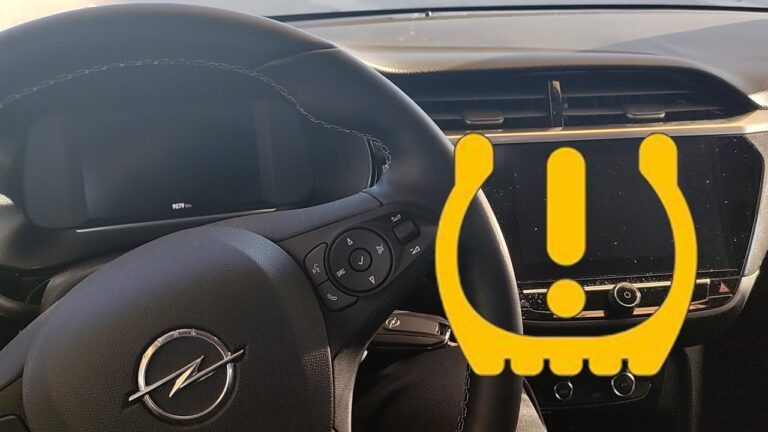 Cómo apagar la luz de presión de neumáticos Opel