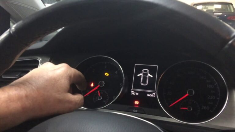 Cómo apagar la luz de presión de neumáticos Volkswagen