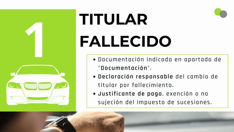 Cómo hacer el cambio de titularidad de un coche