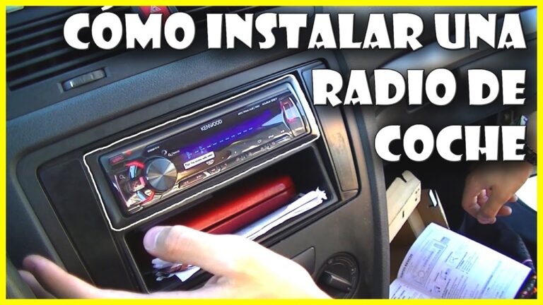 Cómo instalar un radio CD en el coche