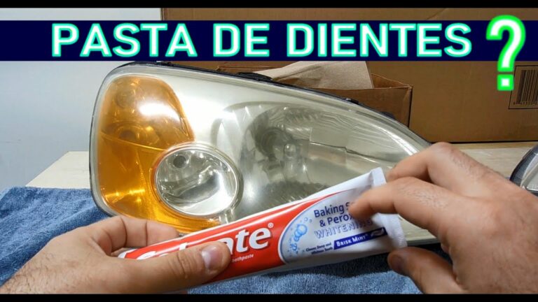 Cómo limpiar los faros del coche con pasta de dientes