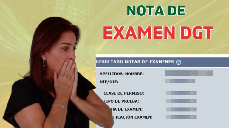 Cómo mirar la nota del examen teórico de conducir