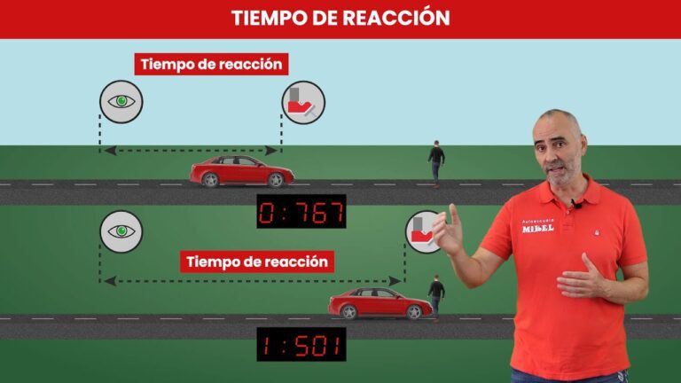 El tiempo de reacción en la conducción