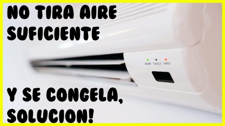 ¿Por qué no echa aire frío el aire acondicionado?