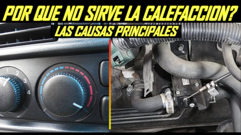 ¿Por qué no me funciona la calefacción del coche?