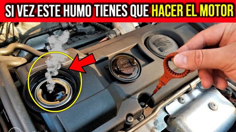 ¿Por qué sale humo de la tapa del aceite del motor diésel?