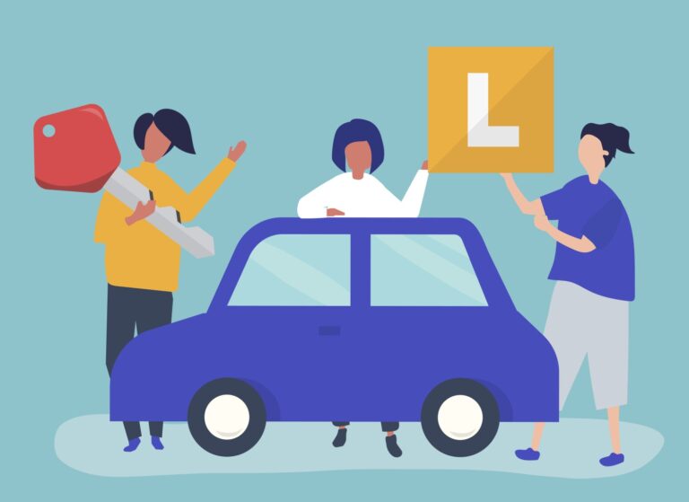 ¿Por qué se pone una L en el coche?