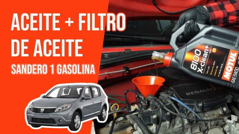 Qué aceite lleva el Dacia Sandero Stepway gasolina