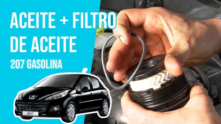 Qué aceite lleva el Peugeot 207 1.4 gasolina