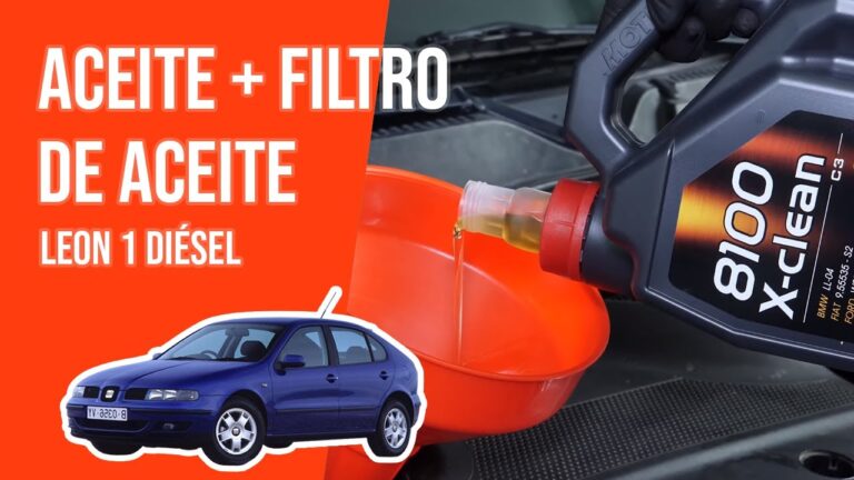 Qué aceite lleva el Seat León 1.9 TDI 110 CV