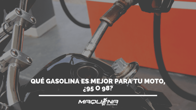 ¿Qué gasolina es mejor 95 o 98 para moto?