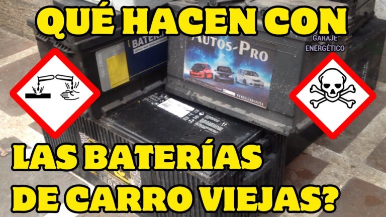 Qué hacer con la batería vieja del coche