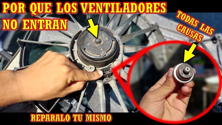 ¿Qué pasa si no funciona el ventilador del coche?
