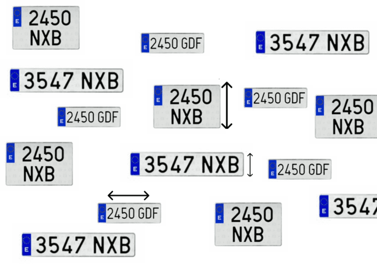 ¿Se puede cambiar la matrícula de un coche en España?