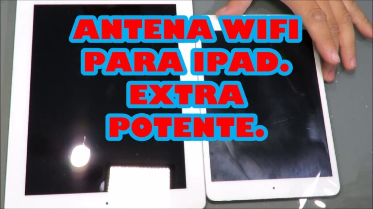 ¿Se puede instalar una antena wifi en una tablet?